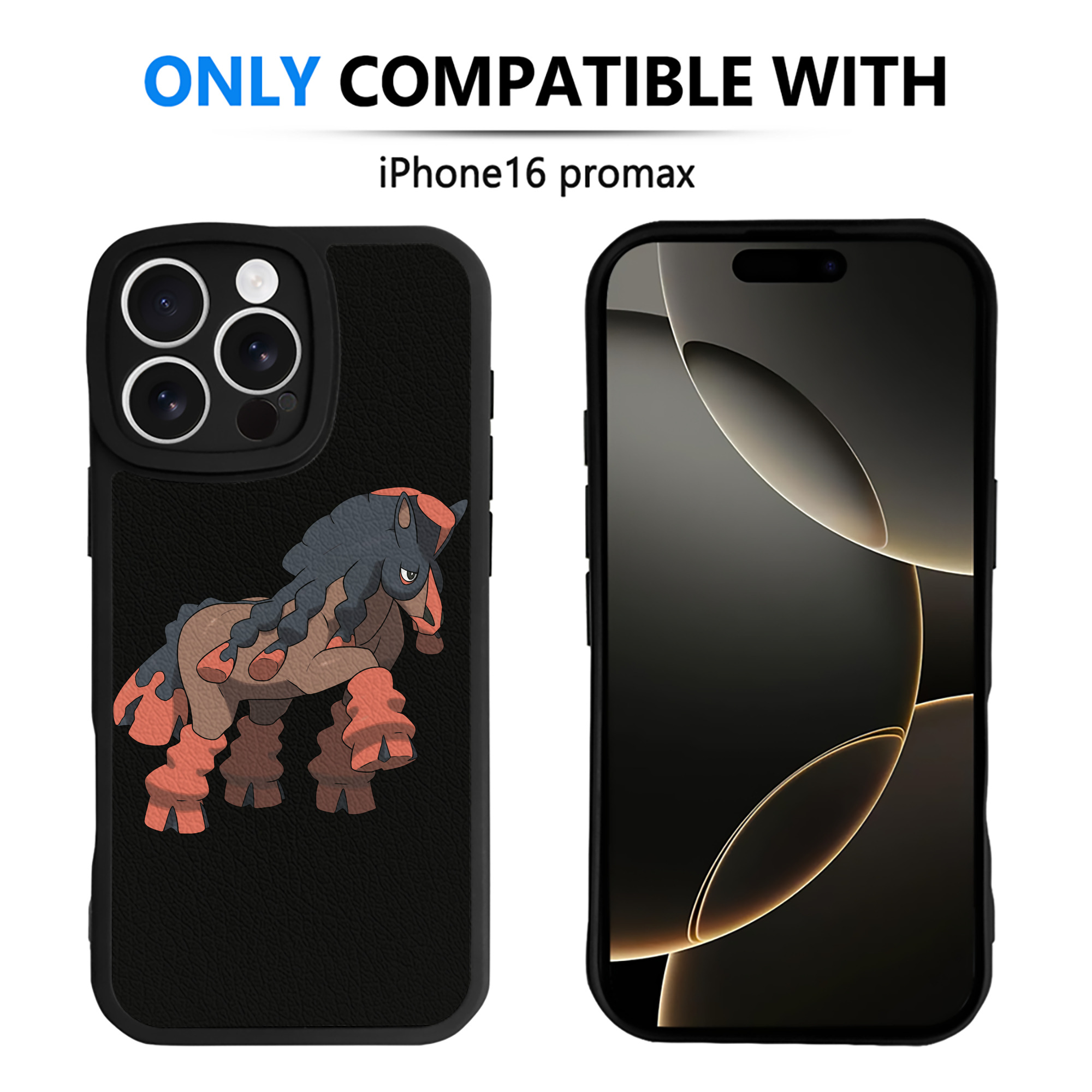 （画像用） ポケットモンスター Pokémon 【iPhone 16シリーズ対応】シリコンスマホケース（レザー調） 材質：シリコン